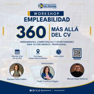 Afiche workshop empleabilidad